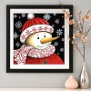 Snowman - Full Round Diamond Painting