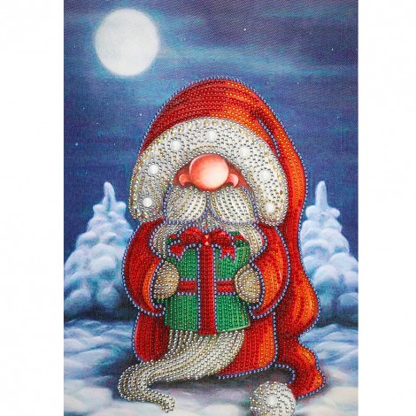 Christmas Goblin -Partial Round Diamond Painting