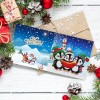 8pcs DIY Special Shaped Diamond Painting Embroidery Christmas Card Gift