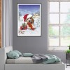 Christmas Dog - Full Round Diamond Painting