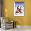 Christmas Dog - Full Round Diamond Painting