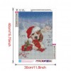 Christmas Dog - Full Round Diamond Painting