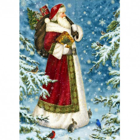 Santa Claus - Full Round Diamond Painting