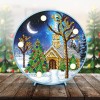 DIY Special Shaped Diamond Painting Christmas Tree House Light Home Decor