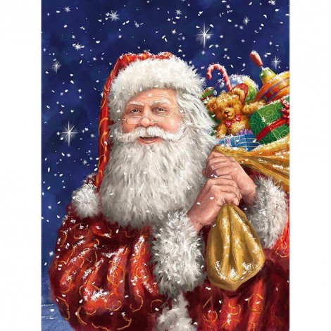 Santa Claus - Full Round Diamond Painting