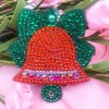 4pcs DIY Christmas Full Drill Special Shaped Diamond Painting Keychain Gift