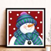 Snowman - Full Round Diamond Painting