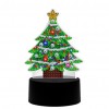 Christmas Tree LED Light 5D DIY Rhinestone Cross Stitch Mosaic Night Light