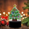 Christmas Tree LED Light 5D DIY Rhinestone Cross Stitch Mosaic Night Light