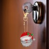 4pcs DIY Full Special Shaped Drill Diamond Painting Christmas Keychain Kit