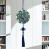 DIY Diamond Painting LED Hanging Light Ornaments Lamp (Peacock)