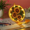 DIY Diamond Painting LED Hanging Light Ornaments Lamp (Sunflower)