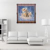 Christmas Four little Angels- Full Round Diamond Painting