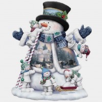 Snowman - Full Round Diam...