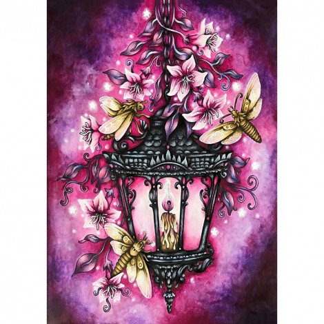 Bee Light-Full Round Diamond Painting