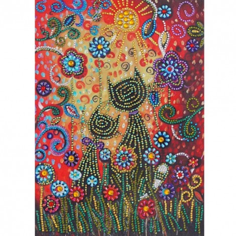 Cat - Crystal Rhinestone Diamond Painting