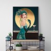 Lady-Full Round Diamond Painting