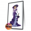 Dress Lady- Full Round Diamond Painting