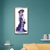 Dress Lady- Full Round Diamond Painting