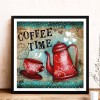 Coffee Time-Full Round Diamond Painting