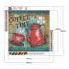 Coffee Time-Full Round Diamond Painting