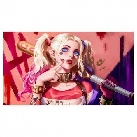 Harley Quinn-Full Round Diamond Painting