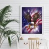 American Flag Eagle-Full Round Diamond Painting