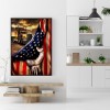 American Flag Car-Full Round Diamond Painting