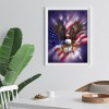 American Flag Eagle-Full Round Diamond Painting