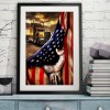 American Flag Car-Full Round Diamond Painting