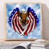 American Flag Eagle-Full Round Diamond Painting