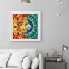 Sun Moon-Full Round Diamond Painting