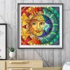 Sun Moon-Full Round Diamond Painting