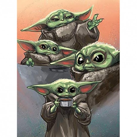 Yoda-Full Round Diamond Painting