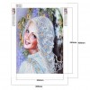 Smile Girl -Partial Round Diamond Painting