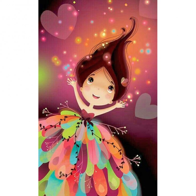 Rainbow Dress Girl- ...