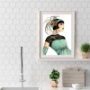 Lady-  Full Round Diamond Painting