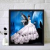 Buttferfly Wing Girl-Full Round Diamond Painting