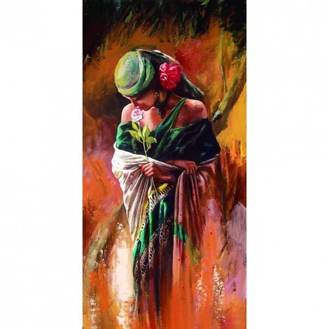 Beauty - Crystal Rhinestone Diamond Painting(85x45cm)