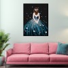 View of Girl Back- Crystal Rhinestone Diamond Painting
