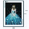 View of Girl Back- Crystal Rhinestone Diamond Painting