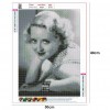 Bette Davis - Full Round Diamond Painting