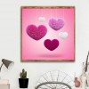 Pink Heart - Full Round Diamond Painting