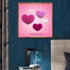 Pink Heart - Full Round Diamond Painting