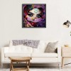 Masked Beauty- Full Round Diamond Painting