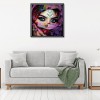 Masked Beauty- Full Round Diamond Painting