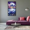 Color Marine Dolphin Park-Full Round Diamond Painting