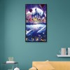 Color Marine Dolphin Park-Full Round Diamond Painting