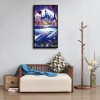 Color Marine Dolphin Park-Full Round Diamond Painting