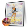 Ballet Girl - Full Round Diamond Painting